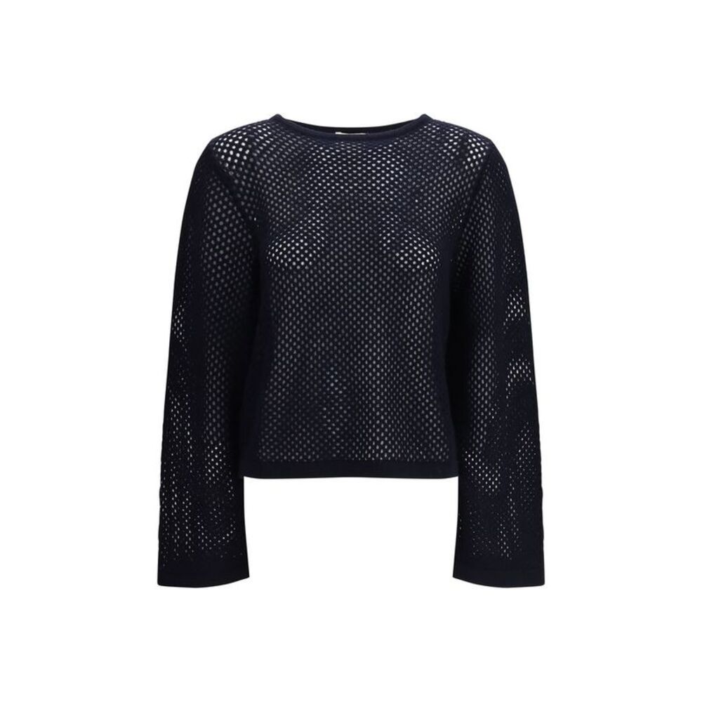 Allude Blue Wool Women's Sweatshirt